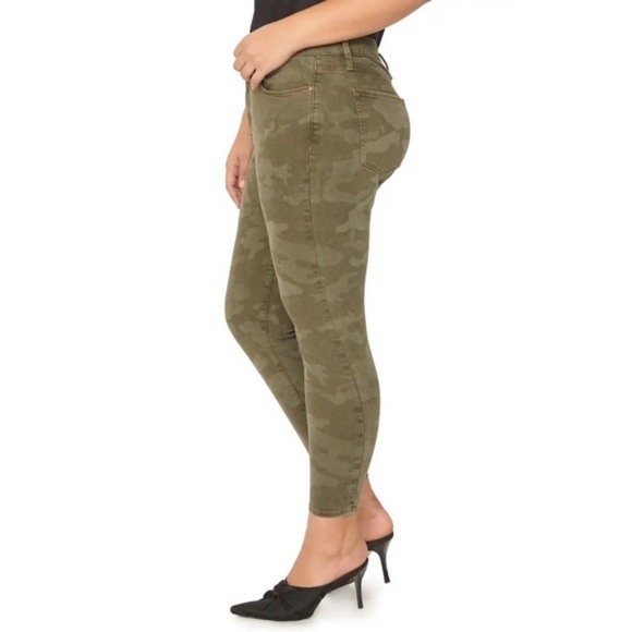 Social Standard Anthro By Sanctuary High Rise Skinny Camouflage Print Jeans - Picture 2 of 11